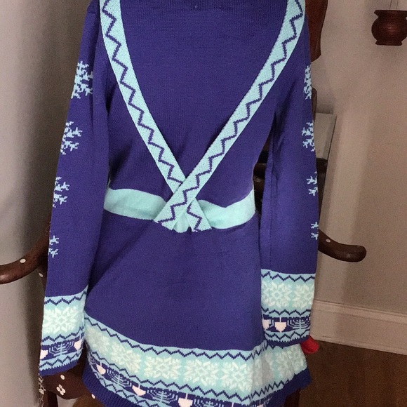 Hanukah Sweater Dress XS size 2 - Picture 2 of 5